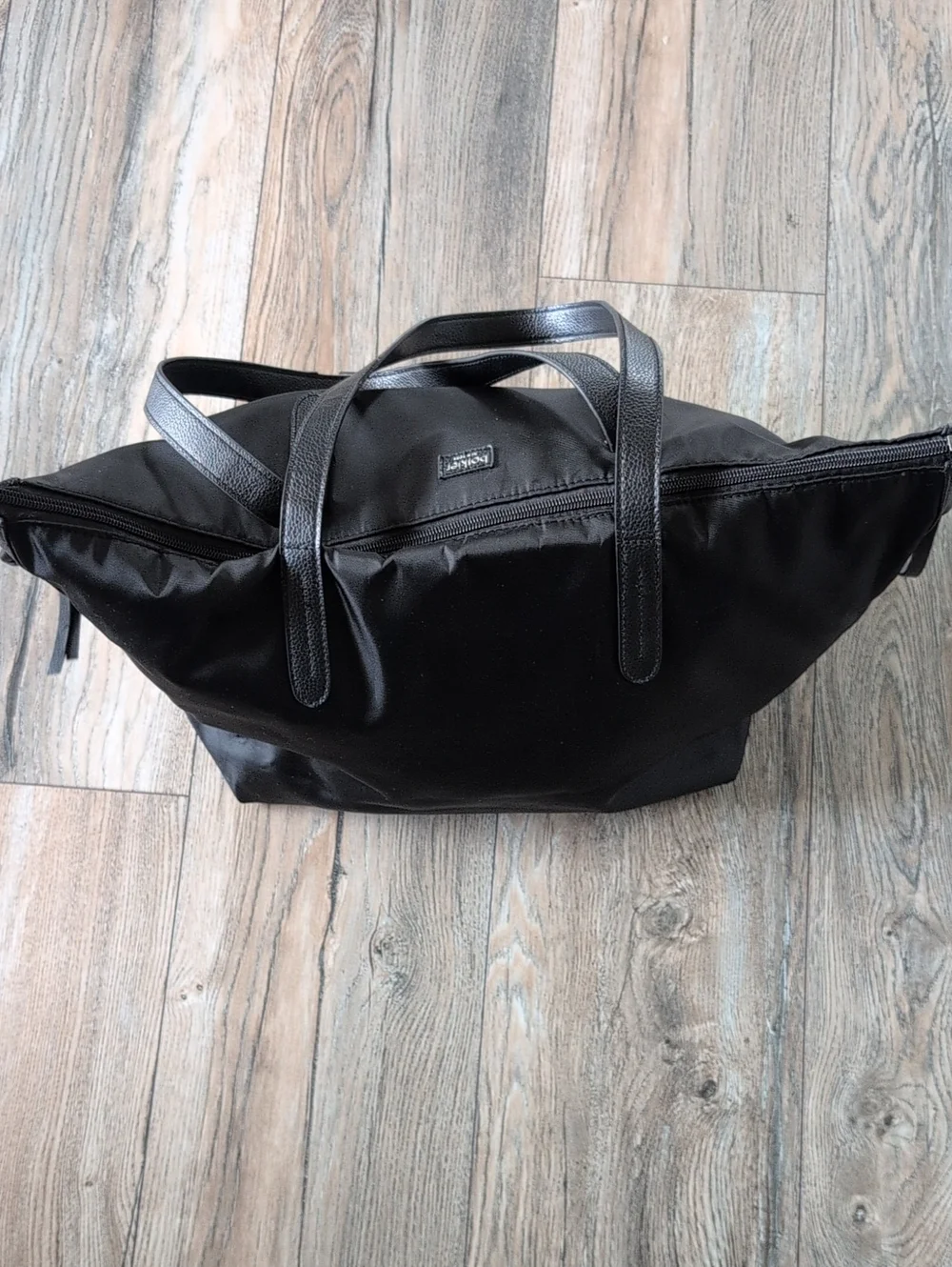 BOTKIER Tote Bag Black Zip Closure Fringe
